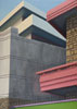 o.T. (Wohnhauser, rosa Balkon, Ahyon-dong, Seoul) 140 x 100 cm, 2011
